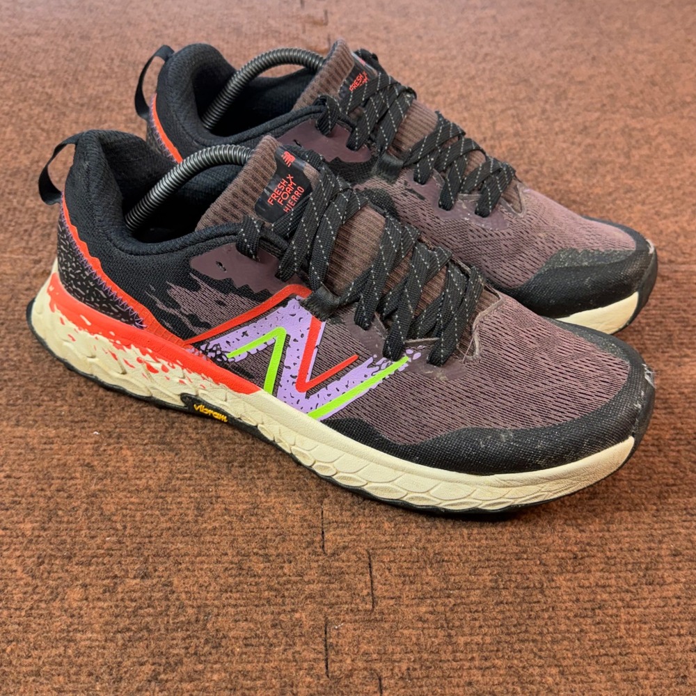 New Balance Fresh Foam X Hierro v7 Trail Running Shoes Purple Black 11 MTHIERC7